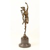 A bronze sculpture of Mercury