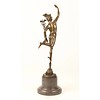 A bronze sculpture of Mercury