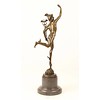 A bronze sculpture of Mercury