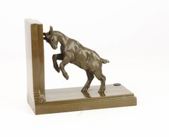 Products tagged with bronze butting goat bookend
