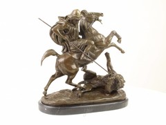 Products tagged with bronze sculpture arab horseman