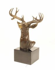 Products tagged with bronze stag head sculpture for sale