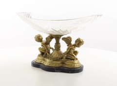 Products tagged with buy glass bowl with bronze cherubs