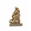 A small bronze sculpture of 'The Kiss' after Rodin