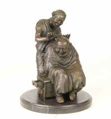 Products tagged with buy bronze sculpture of chinese barber