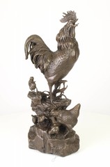 Producten getagd met crowing rooster bronze figurine