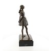 A bronze sculpture of the Little Dancer Aged Fourteen