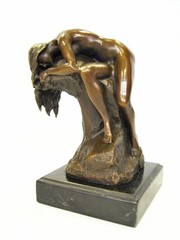 Erotic bronze sculptures