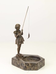 Bronze children sculptures