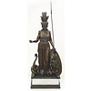 A bronze sculpture of Athena Parthenos