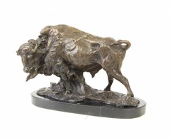 Bronze animal sculptures