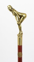 Producten getagd met walking stick with erotic bronze handle