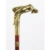 A walking stick with bronze female nude grip