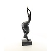 A Modernist bronze sculpture of a dancing female