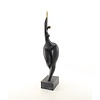 A Modernist bronze sculpture of a dancing female