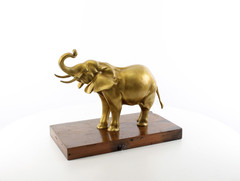 Bronze animal sculptures