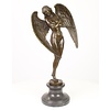 A bronze sculpture of the Winged Night