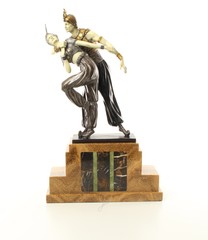 Bronze Art Deco sculptures