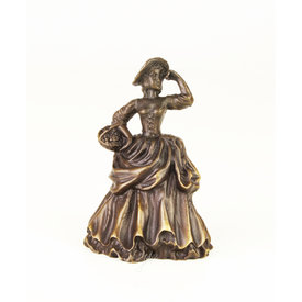  A table bell of lady with basket