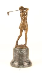 Bronzen sport beelden
