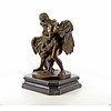 A bronze sculpture of the  Abduction of Ganymede