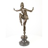 A bronze sculpture of Scheherazade