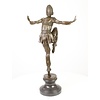 A bronze sculpture of Scheherazade