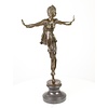 A bronze sculpture of Scheherazade