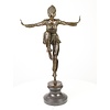 A bronze sculpture of Scheherazade