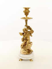 Producten getagd met bronze candlestick with cherub