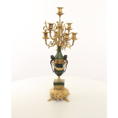 Gilt bronze candelabra's