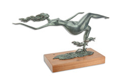 Abstract and modern bronze sculptures