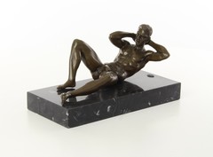 Erotic bronze sculptures