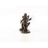 Bronzen groep met satyr en vrouw