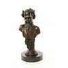 Bronzen buste van Bacchus