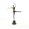 Bronze sculpture of a Modernist female dancer