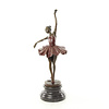 Bronzen sculptuur van een dansend ballerina