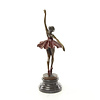 Bronze sculpture of a dancing ballerina