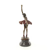 Bronze sculpture of a dancing ballerina