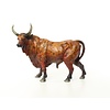 Bronze sculpture of an Asian buffalo bull