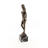 Bronze sculpture of a standing nude female