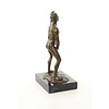 Bronze sculpture of an erotic male nude