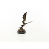 Bronze sculpture of a Stork car mascot