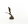 Bronze sculpture of a Stork car mascot