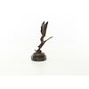 Bronze sculpture of a Stork car mascot