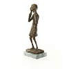 Bronzen sculptuur  "The Scream"