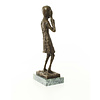 Bronzen sculptuur  "The Scream"