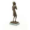 Bronzen sculptuur  "The Scream"