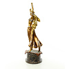 Vienne style bronze sculpture of a sword dancer