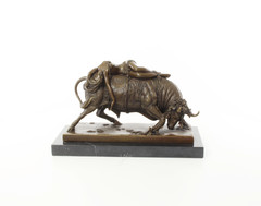 Mythological bronze sculptures